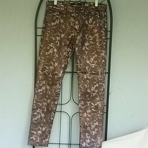 Else women's bronze snake skinny jeans size 30